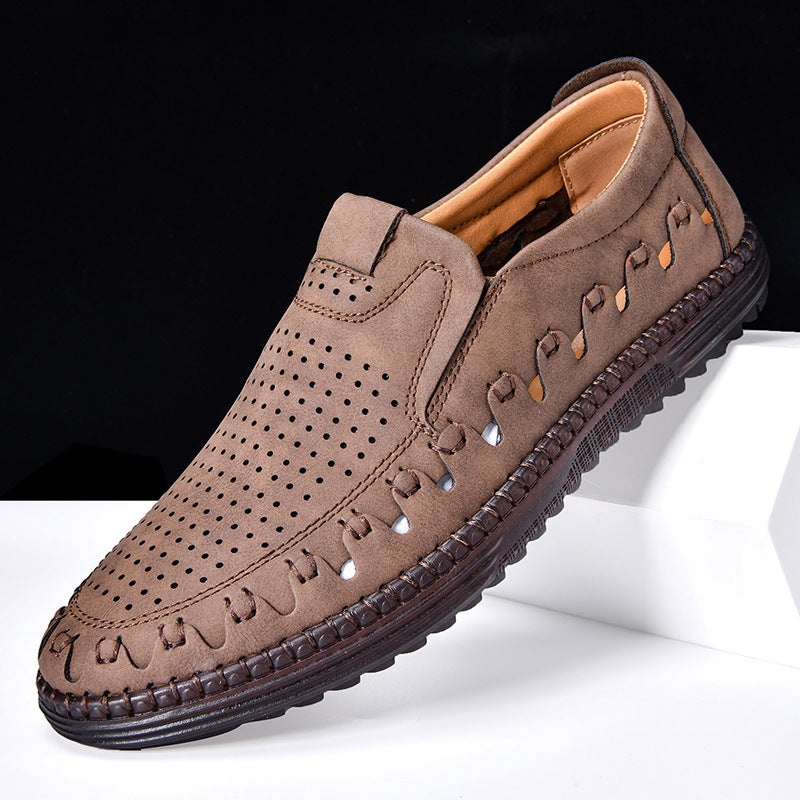 Aldric Hand-Stitched Leather Loafers