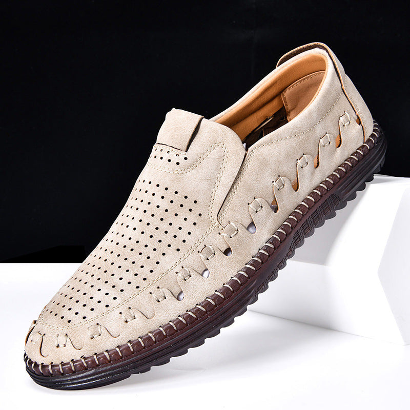 Aldric Hand-Stitched Leather Loafers