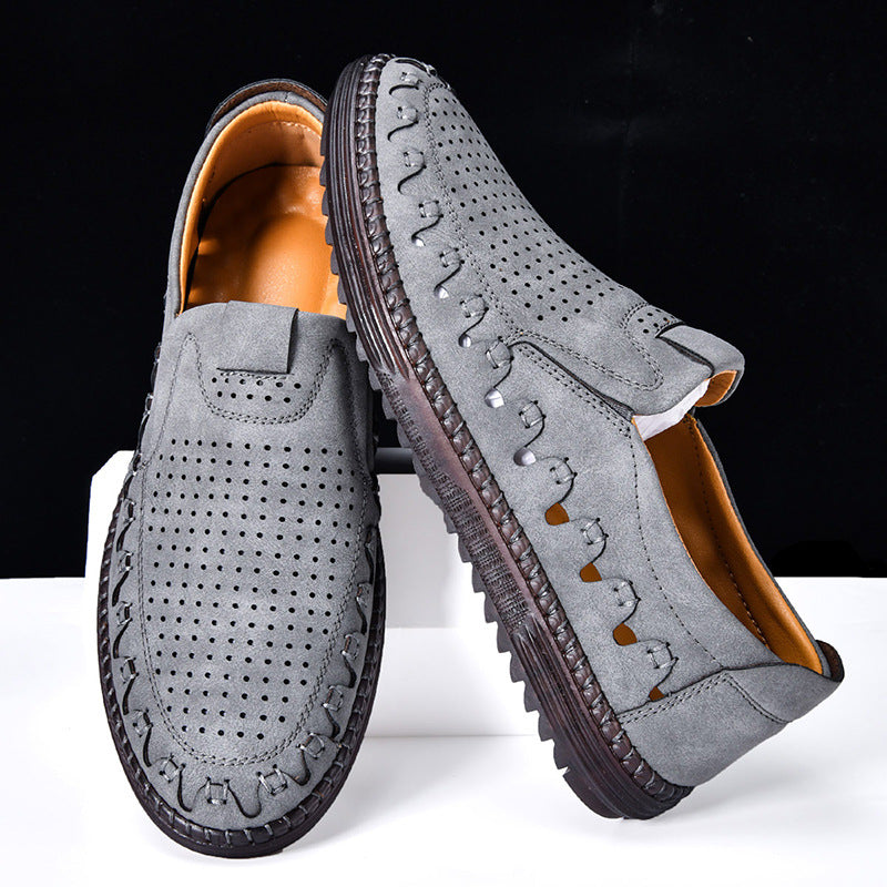 Aldric Hand-Stitched Leather Loafers