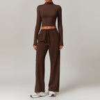 Women’s Aven Ribbed Crop Top & Pants Set