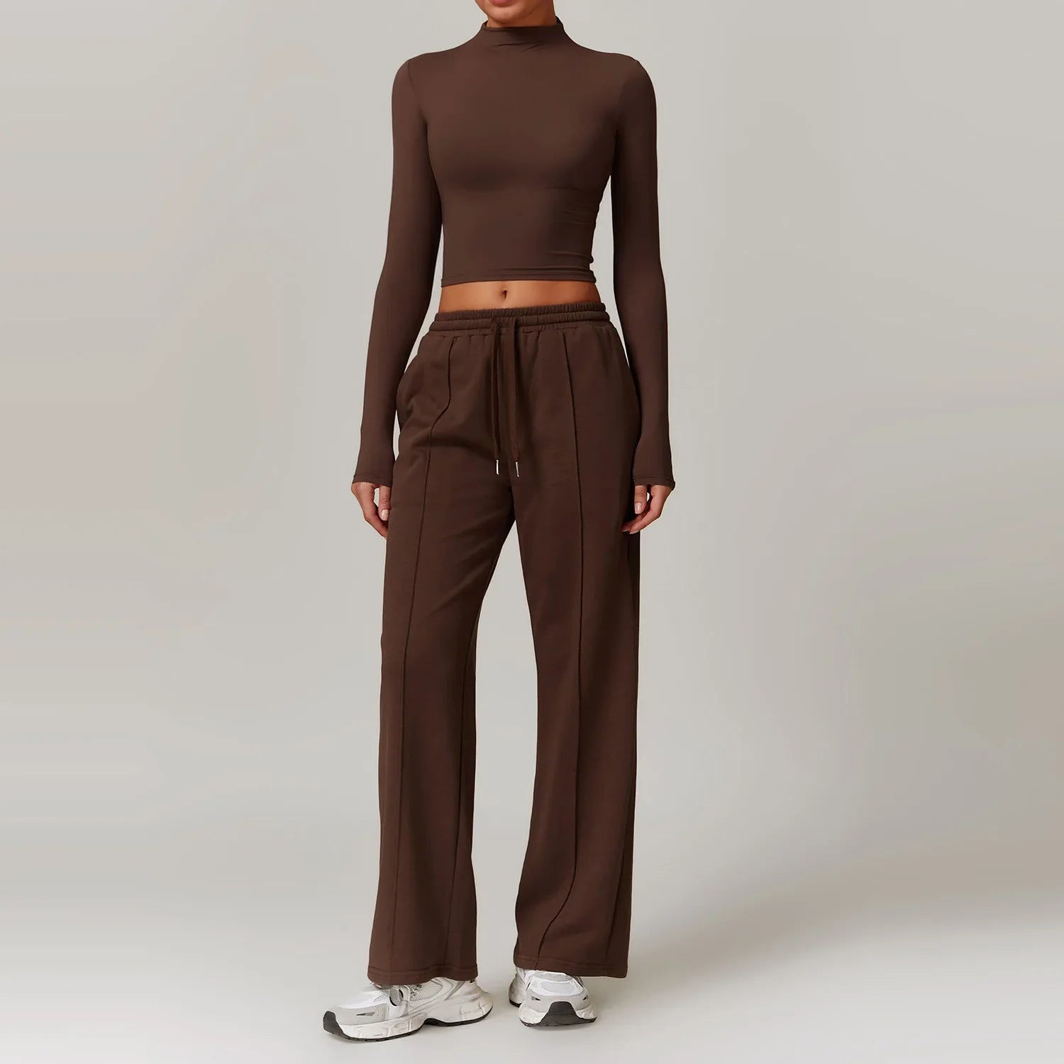 Women’s Aven Ribbed Crop Top & Pants Set