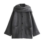 Montressa Knit Coat with Scarf