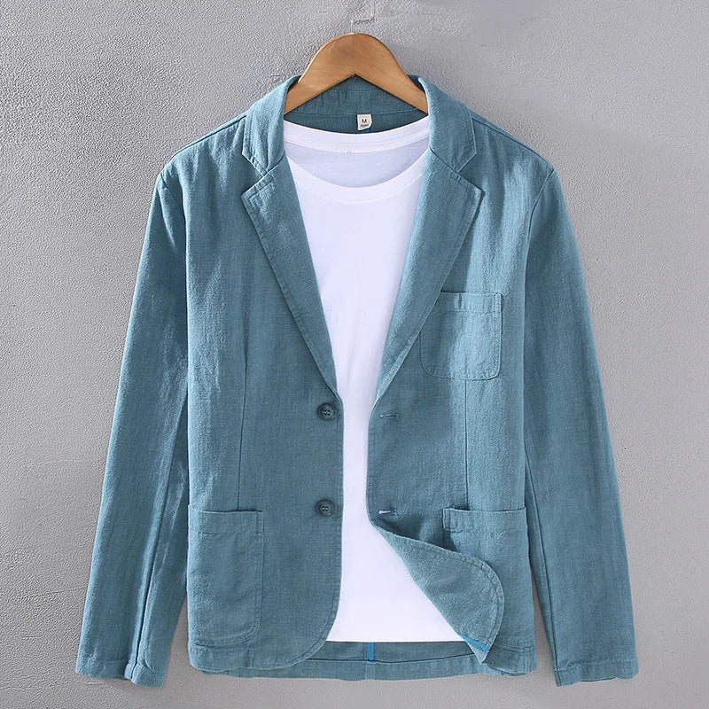 Renzo Cotton-Linen Blazer