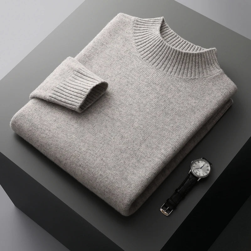 Selviano Wool Stand-Collar Pullover