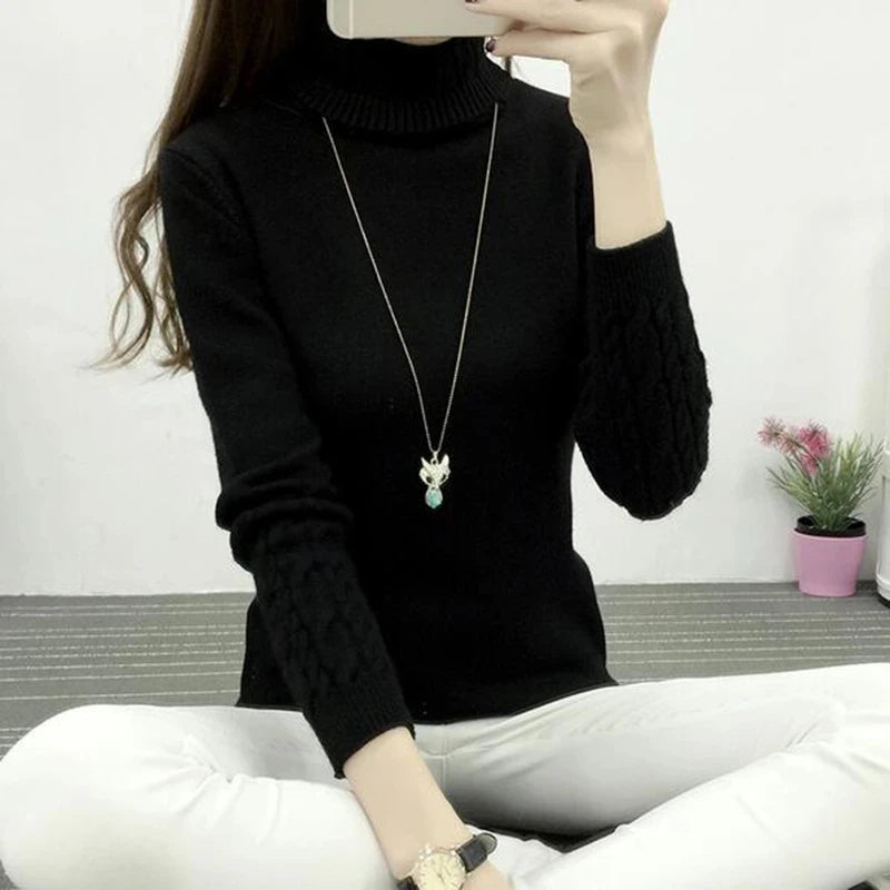 Sorella Ribbed Turtleneck Sweater