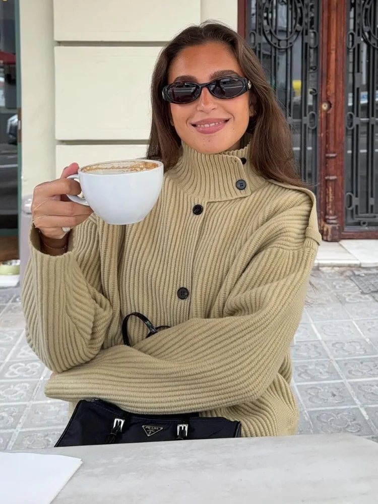 Ravana Structured Knit Cardigan