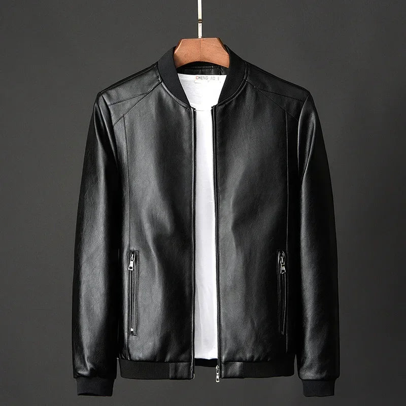 Dastan Leather Bomber Jacket