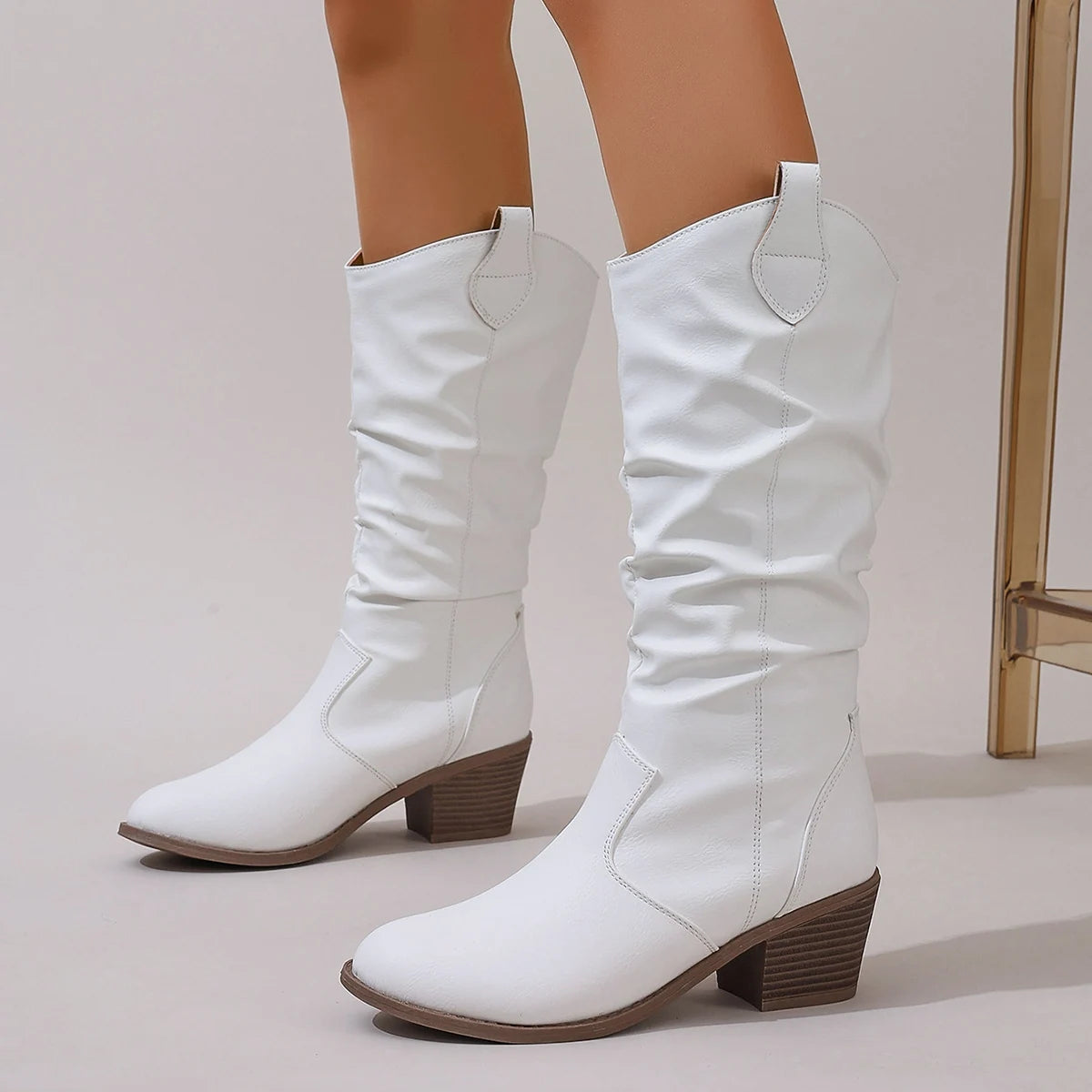 Marenca Western Mid-Calf Boots
