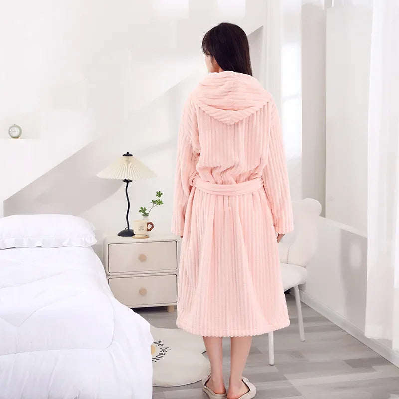 Serina Fleece Lounge Robe