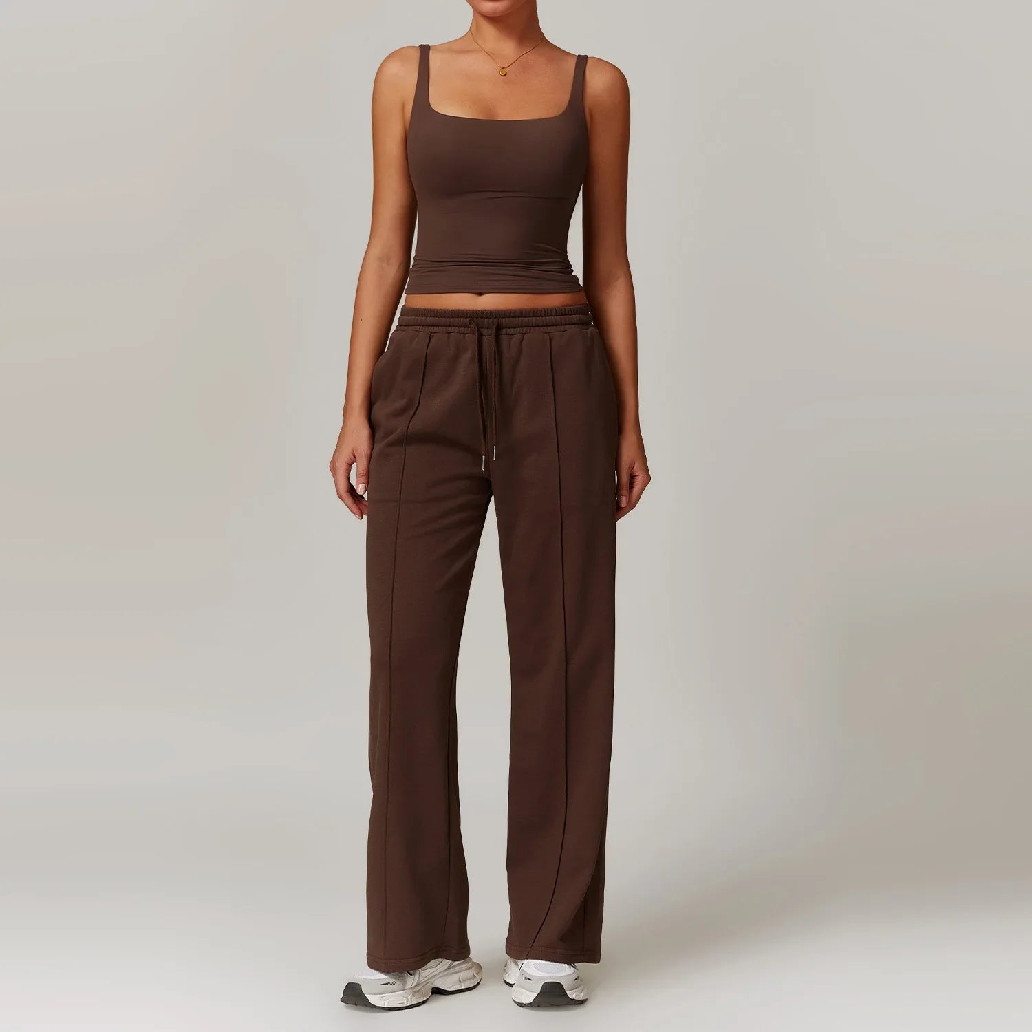 Women’s Aven Ribbed Crop Top & Pants Set