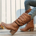 Marenca Western Mid-Calf Boots