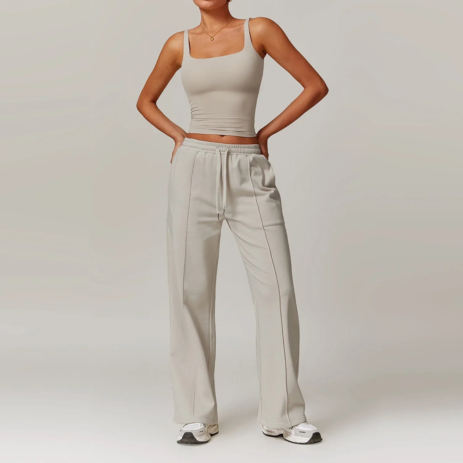 Women’s Aven Ribbed Crop Top & Pants Set