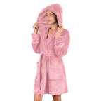 Marivelle Plush Hooded Robe