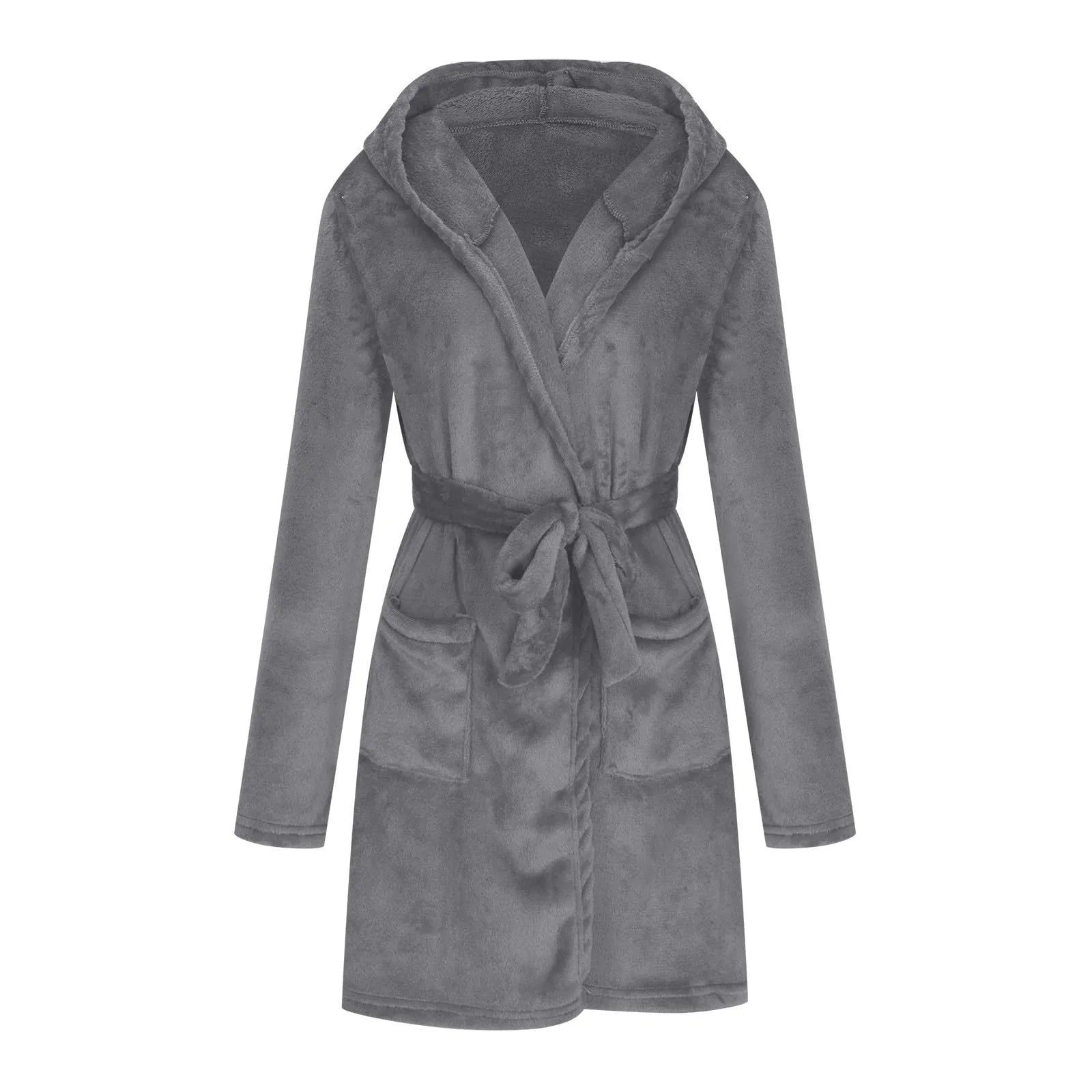 Marivelle Plush Hooded Robe