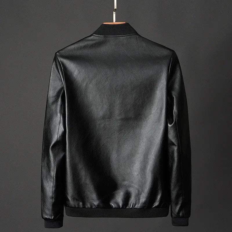 Dastan Leather Bomber Jacket