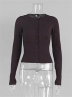 Alessina Slim Knit Cardigan