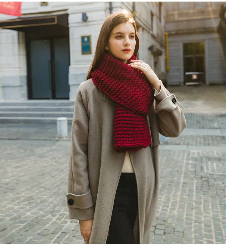 Merina Chunky Knit Scarf