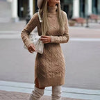 Veronae Knit Turtleneck Dress