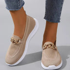 Aurelia Gold Knot Loafers