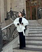 Elysia Faux Fur Cuff Coat