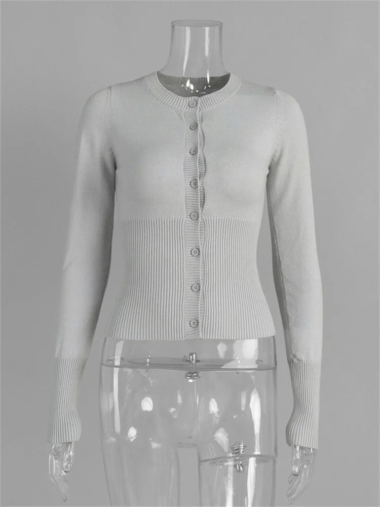 Alessina Slim Knit Cardigan