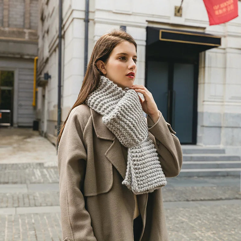 Merina Chunky Knit Scarf