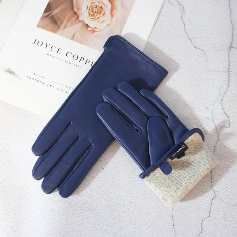 Maravelle Classic Faux Leather Gloves