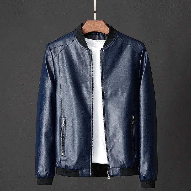 Dastan Leather Bomber Jacket