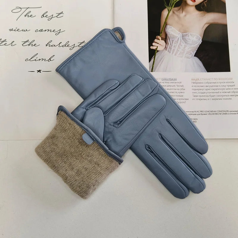 Maravelle Classic Faux Leather Gloves