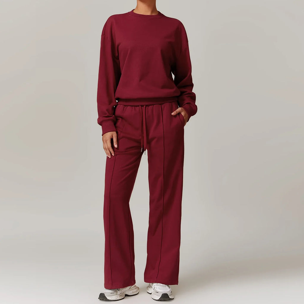 Women’s Aven Ribbed Crop Top & Pants Set