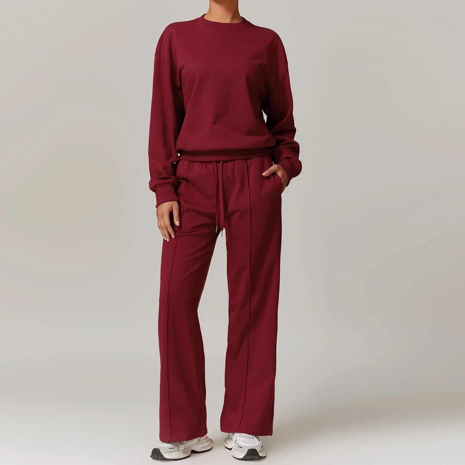 Women’s Aven Ribbed Crop Top & Pants Set