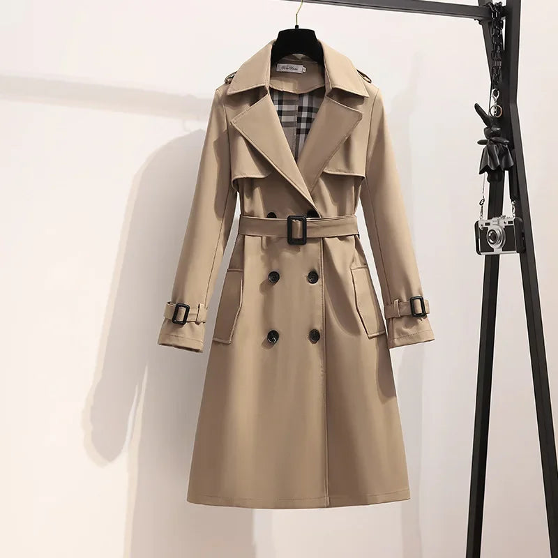Averine Belted Trench Coat