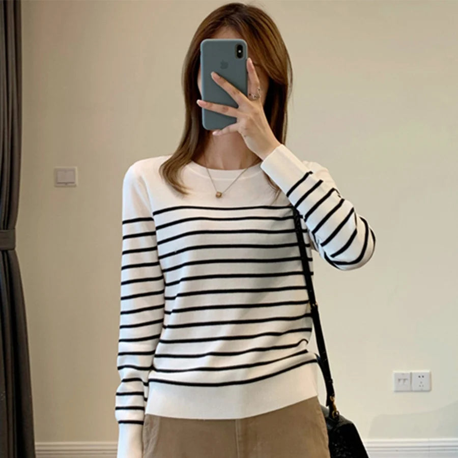 Livorno Striped Knit Sweater