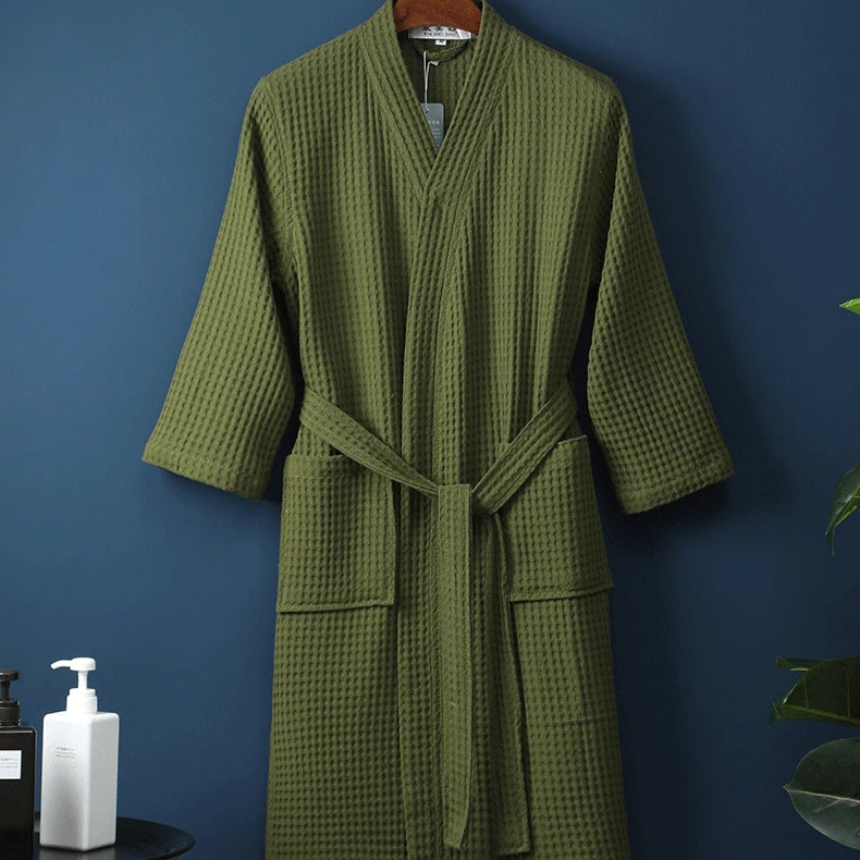 Ardela Waffle Kimono Robe
