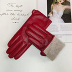 Maravelle Classic Faux Leather Gloves