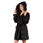 Marivelle Plush Hooded Robe
