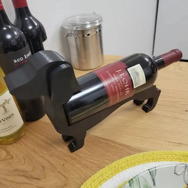 Baxter Dachshund Wine Bottle Holder