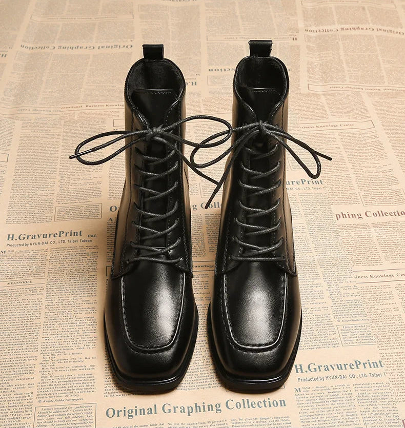 Lerida Lace-Up Ankle Boots