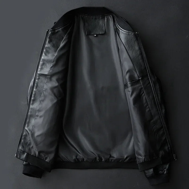 Dastan Leather Bomber Jacket