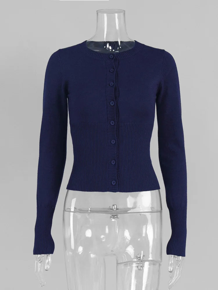 Alessina Slim Knit Cardigan