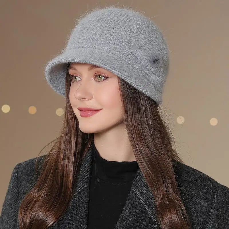 Aubrella Warm Knit Cloche Hat