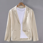 Renzo Cotton-Linen Blazer