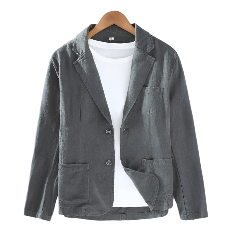 Renzo Cotton-Linen Blazer