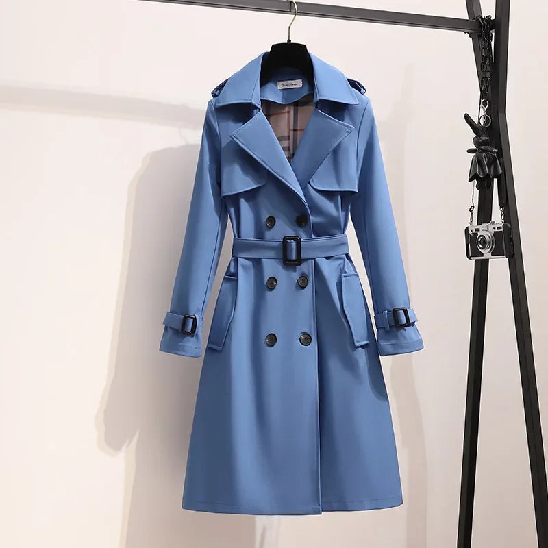Averine Belted Trench Coat