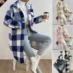 Women’s Norwell Plush Plaid Overcoat