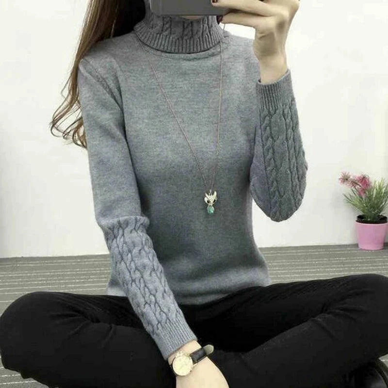 Sorella Ribbed Turtleneck Sweater