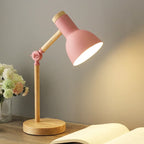 Solberg Adjustable Wooden Table Lamp