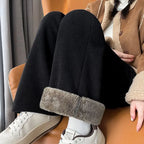 Velvet Plush Lined Sweatpants