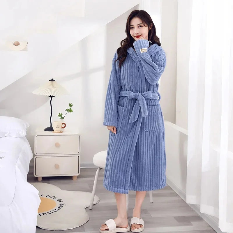 Serina Fleece Lounge Robe