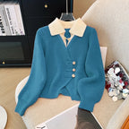 Valentia Knit Button Cardigan